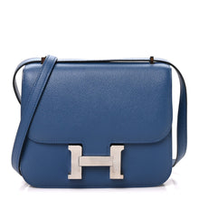 Load image into Gallery viewer, Epsom Constance Verso 18 Bleu Agate Gris Mouette