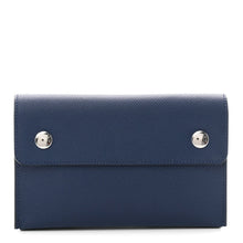 Load image into Gallery viewer, Epsom Hermesnap Wallet Bleu Navy