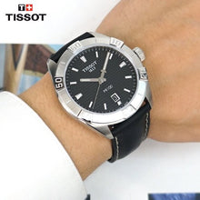 Load image into Gallery viewer, Tissot PR 100 Sport Quartz Black Dial Black Leather Strap Watch For Men - T101.610.16.051.00