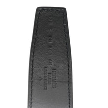 Load image into Gallery viewer, Matte Porosus Crocodile Monochrome 24mm Mini Constance H Belt 105 42 Black