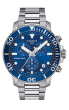 Load image into Gallery viewer, Tissot Seastar 1000 Chronograph Blue Dial Silver Steel Strap Watch For Men - T120.417.11.041.00