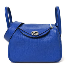 Load image into Gallery viewer, Taurillon Clemence Mini Lindy 20 Bleu Electrique