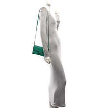 Load image into Gallery viewer, Matte Alligator Constance Long Wallet To Go Vert Jade