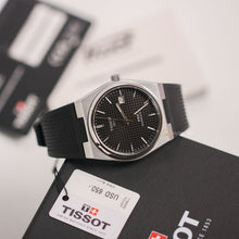 Load image into Gallery viewer, Tissot PRX Powermatic 80 Black Dial Black Rubber Strap Watch for Men - T137.407.17.051.00