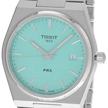 Load image into Gallery viewer, Tissot PRX Quartz Light Green Dial Silver Steel Strap Watch for Men - T137.410.11.091.01