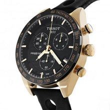 Load image into Gallery viewer, Tissot PRS 516 Chronograph Black Dial Black Leather Strap Watch For Men - T100.417.36.051.00