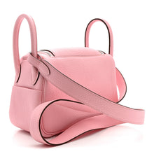 Load image into Gallery viewer, Taurillon Clemence Verso Mini Lindy 20 Rose Sakura Gris Perle