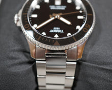 Load image into Gallery viewer, Tissot Seastar 1000 Black Dial Silver Steel Strap Watch For Men - T120.410.11.051.00
