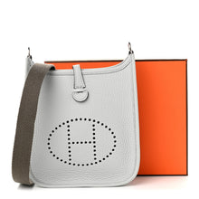 Load image into Gallery viewer, Taurillon Clemence Amazone Evelyne TPM Bleu Pale Gris Etain