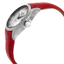 Load image into Gallery viewer, Tissot Couturier Lady Silver Dial Red Leather Strap Watch for Women - T035.210.16.031.01