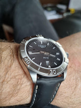 Load image into Gallery viewer, Tissot PR 100 Sport Quartz Black Dial Black Leather Strap Watch For Men - T101.610.16.051.00