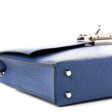 Load image into Gallery viewer, Chevre Mysore Mini Verrou Chaine Bag Bleu Agate