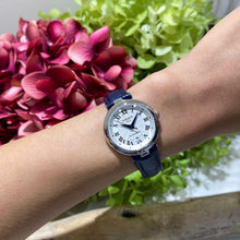 Load image into Gallery viewer, Tissot Bellissima Automatic Silver Dial Blue Leather Strap Watch For Women - T126.207.16.013.00