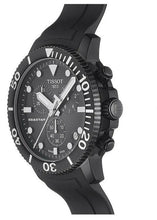 Load image into Gallery viewer, Tissot Seastar 1000 Chronograph Black Dial Black Rubber Strap Watch For Men - T120.417.37.051.02