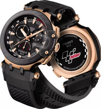 Load image into Gallery viewer, Tissot T Race Chronograph Black Dial Black Silicone Strap Watch For Men - T115.417.37.051.00