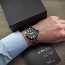 Load image into Gallery viewer, Tag Heuer Formula 1 Quartz Black Dial Silver Steel Strap Watch for Men - WAZ1110.BA0875