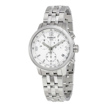Load image into Gallery viewer, Tissot PRC 200 Chronograph White Dial Silver Steel Strap Watch For Men - T055.417.11.017.00