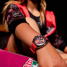 Load image into Gallery viewer, Tag Heuer Formula 1 Chronograph Red Dial Red Rubber Strap Watch for Men - CAZ101AN.FT8055