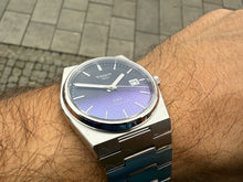 Load image into Gallery viewer, Tissot Powermatic 80 Automatic Gradient Blue Dial Silver Steel Strap Watch for Men - T137.407.11.051.01