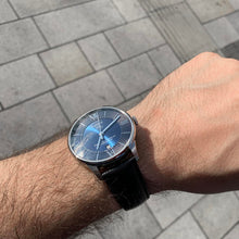 Load image into Gallery viewer, Tissot Chemin Des Tourelles Powermatic 80 Blue Dial Blue Leather Strap Watch for Men - T099.407.16.048.00