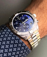 Load image into Gallery viewer, Tissot PR 100 Sport Quartz Chronograph Blue Dial Silver Steel Strap Watch For Men - T101.617.11.041.00