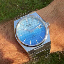 Load image into Gallery viewer, Tissot PRX Powermatic 80 Gradient Blue Dial Silver Steel Strap Watch for Men - T137.407.11.351.01