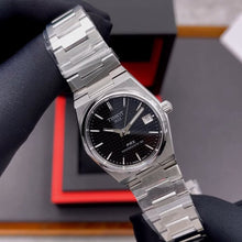 Load image into Gallery viewer, Tissot PRX Powermatic 80 Black Dial Silver Steel Strap Watch for Men - T137.207.11.051.00