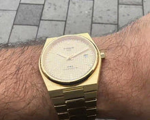 Load image into Gallery viewer, Tissot PRX Powermatic 80 Gold Dial Gold Steel Strap Watch for Men - T137.407.33.021.00