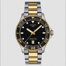 Load image into Gallery viewer, Tissot Seastar 1000 Black Dial Two Tone Steel Strap Watch For Men - T120.410.22.051.00