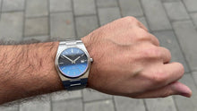 Load image into Gallery viewer, Tissot Powermatic 80 Automatic Gradient Blue Dial Silver Steel Strap Watch for Men - T137.407.11.051.01