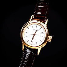 Load image into Gallery viewer, Tissot Carson Automatic White Dial Brown Leather Strap Watch For Women - T085.207.36.011.00