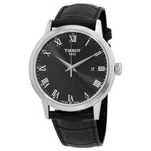 Load image into Gallery viewer, Tissot T Classic Dream Black Dial Black Leather Strap Watch for Men - T122.410.16.053.00