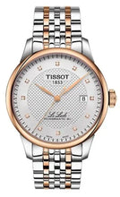 Load image into Gallery viewer, Tissot Le Locle Powermatic 80 Diamonds Silver Dial Two Tone Steel Strap Watch For Men - T006.407.22.036.01