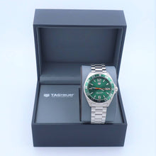 Load image into Gallery viewer, Tag Heuer Formula 1 Limited Edition Green Dial Silver Steel Strap Watch for Men - WAZ1017.BA0842