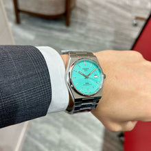 Load image into Gallery viewer, Tissot PRX Powermatic 80 Automatic Mint Green Dial Silver Steel Strap Watch for Men - T137.407.11.091.01