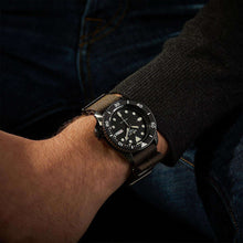Load image into Gallery viewer, Seiko 5 Sport Automatic Black Dial Green Nylon Strap Watch For Men - SRPD65K4