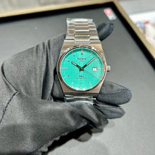 Load image into Gallery viewer, Tissot PRX Powermatic 80 Automatic Mint Green Dial Silver Steel Strap Watch for Men - T137.407.11.091.01