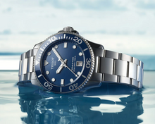 Load image into Gallery viewer, Tissot Seastar 1000 Blue Dial Silver Steel Strap Watch For Men - T120.410.11.041.00