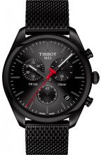 Load image into Gallery viewer, Tissot T Classic PR 100 Chronograph Black Dial Black Mesh Bracelet Watch For Men - T101.417.33.051.00