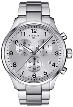 Load image into Gallery viewer, Tissot Chrono XL Classic Silver Dial Silver Steel Strap Watch For Men - T116.617.11.037.00