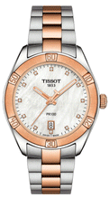 Load image into Gallery viewer, Tissot PR 100 Sport Chic Diamonds Mother of Pearl Dial Two Tone Steel Strap Watch for Women - T101.910.22.116.00