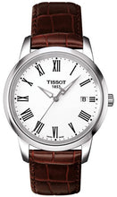 Load image into Gallery viewer, Tissot T Classic Dream White Dial Brown Leather Strap Watch for Men - T033.410.16.013.01