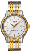 Load image into Gallery viewer, Tissot T Classic Carson Automatic White Dial Two Tone Steel Strap Watch for Men - T085.407.22.011.00