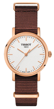 Load image into Gallery viewer, Tissot Everytime Desire White Dial Maroon NATO Strap Watch for Women - T109.210.37.031.00