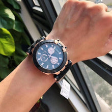 Load image into Gallery viewer, Tissot T Race Chronograph Black Dial Black Silicone Strap Watch For Men - T115.417.37.051.00