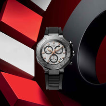 Load image into Gallery viewer, Tissot T Race Chronograph White Dial Black Rubber Strap Watch For Men - T141.417.17.011.00
