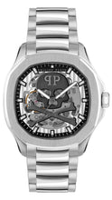 Load image into Gallery viewer, Philipp Plein High-Conic Automatic Silver Dial Silver Steel Strap Watch For Men - PWRAA0223