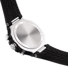 Load image into Gallery viewer, Tissot T Race Chronograph White Dial Black Rubber Strap Watch For Men - T141.417.17.011.00