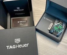 Load image into Gallery viewer, Tag Heuer Formula 1 Limited Edition Green Dial Silver Steel Strap Watch for Men - WAZ1017.BA0842