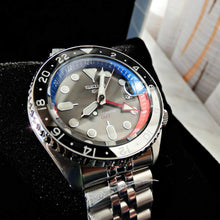 Load image into Gallery viewer, Seiko 5 Sports Special Edition Automatic Grey Dial Silver Steel Strap Watch For Men - SSK019K1